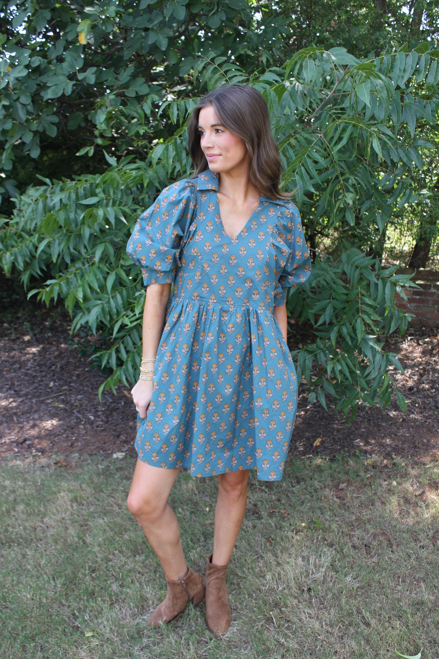 Forest Babydoll Dress