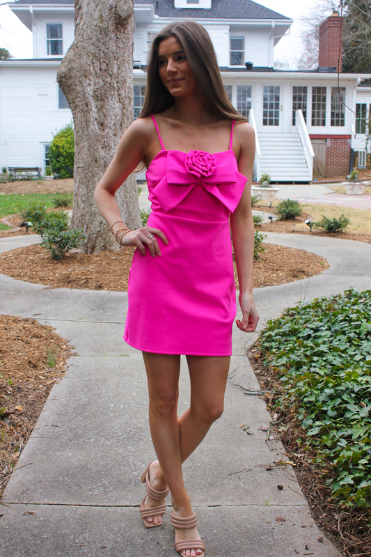 Bowtiful Mini Dress