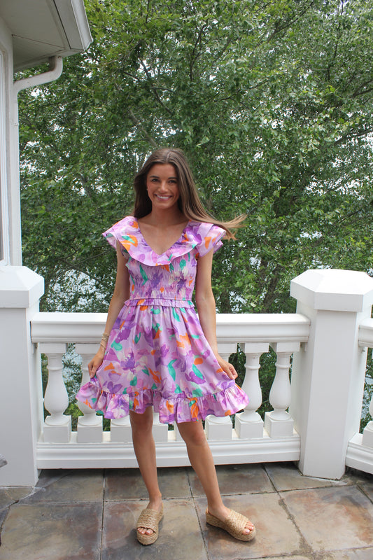 Lilac Dreamcape Dress