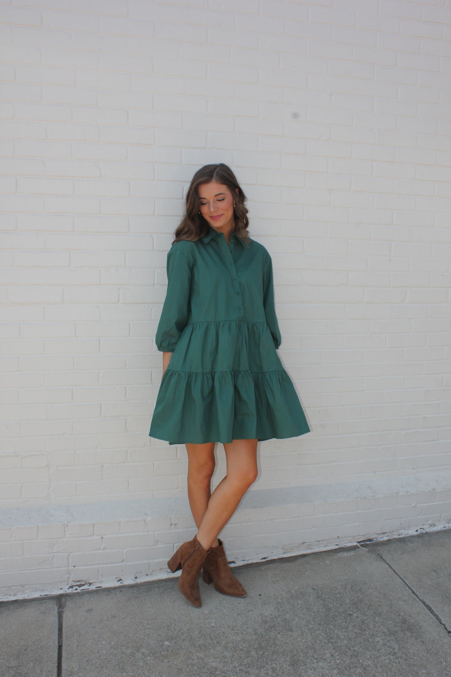 Emerald Eliza Dress