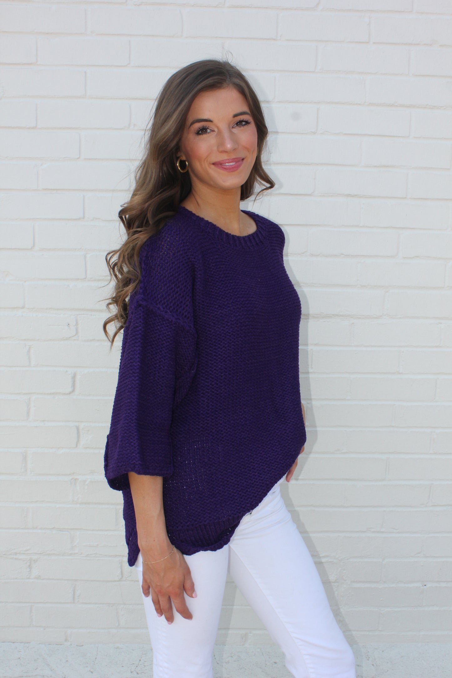 True Purple Sweater