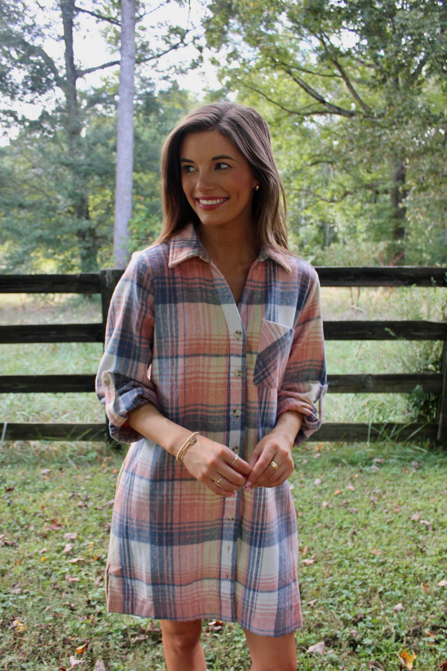 Plaid Flannel Dress