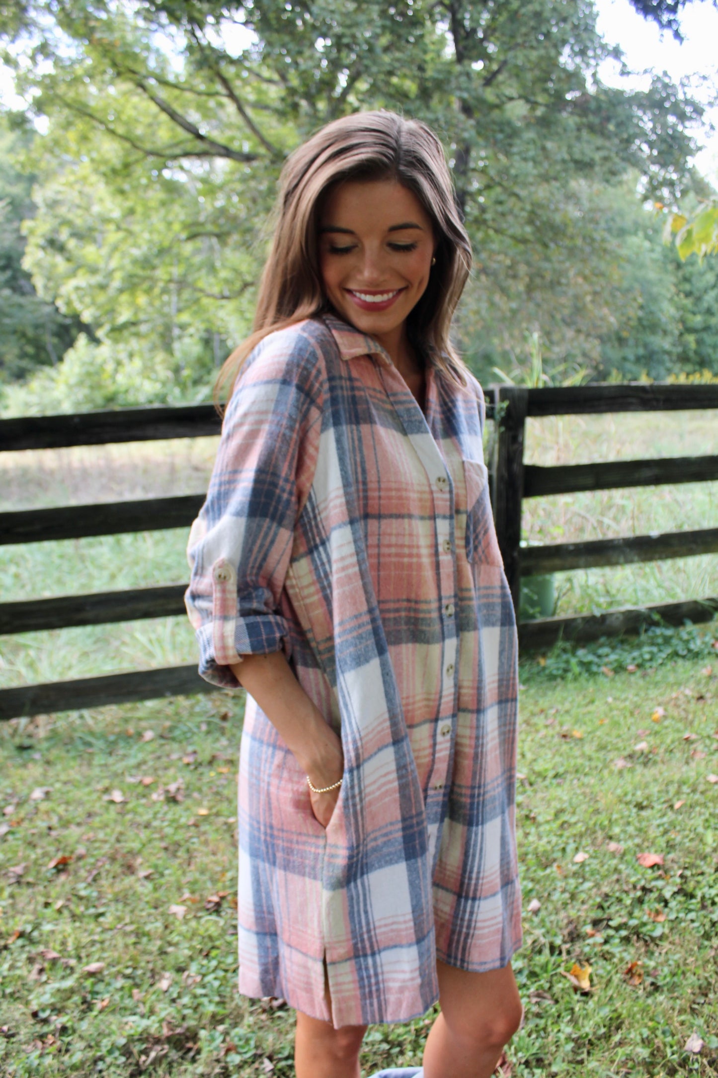 Plaid Flannel Dress