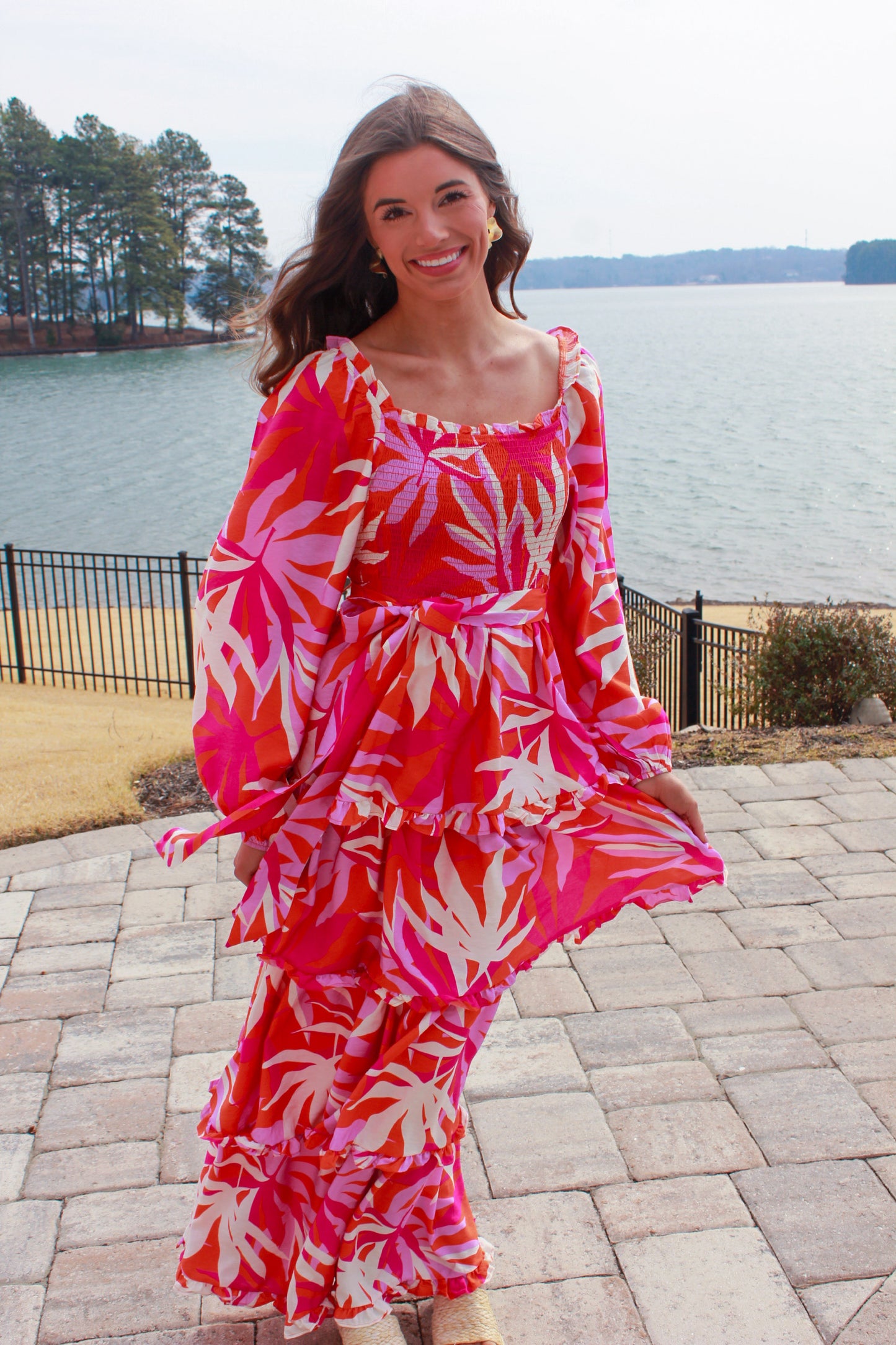 Tiered Tropic Dress