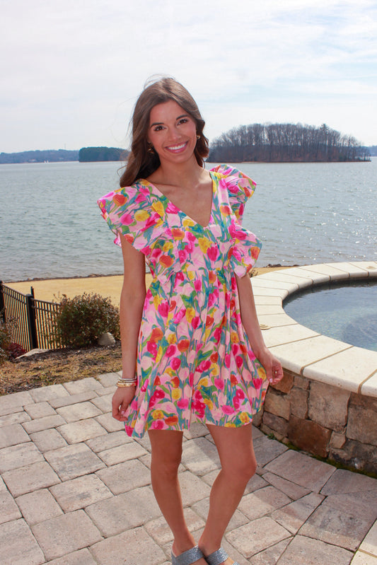 Too Tulip Mini Dress