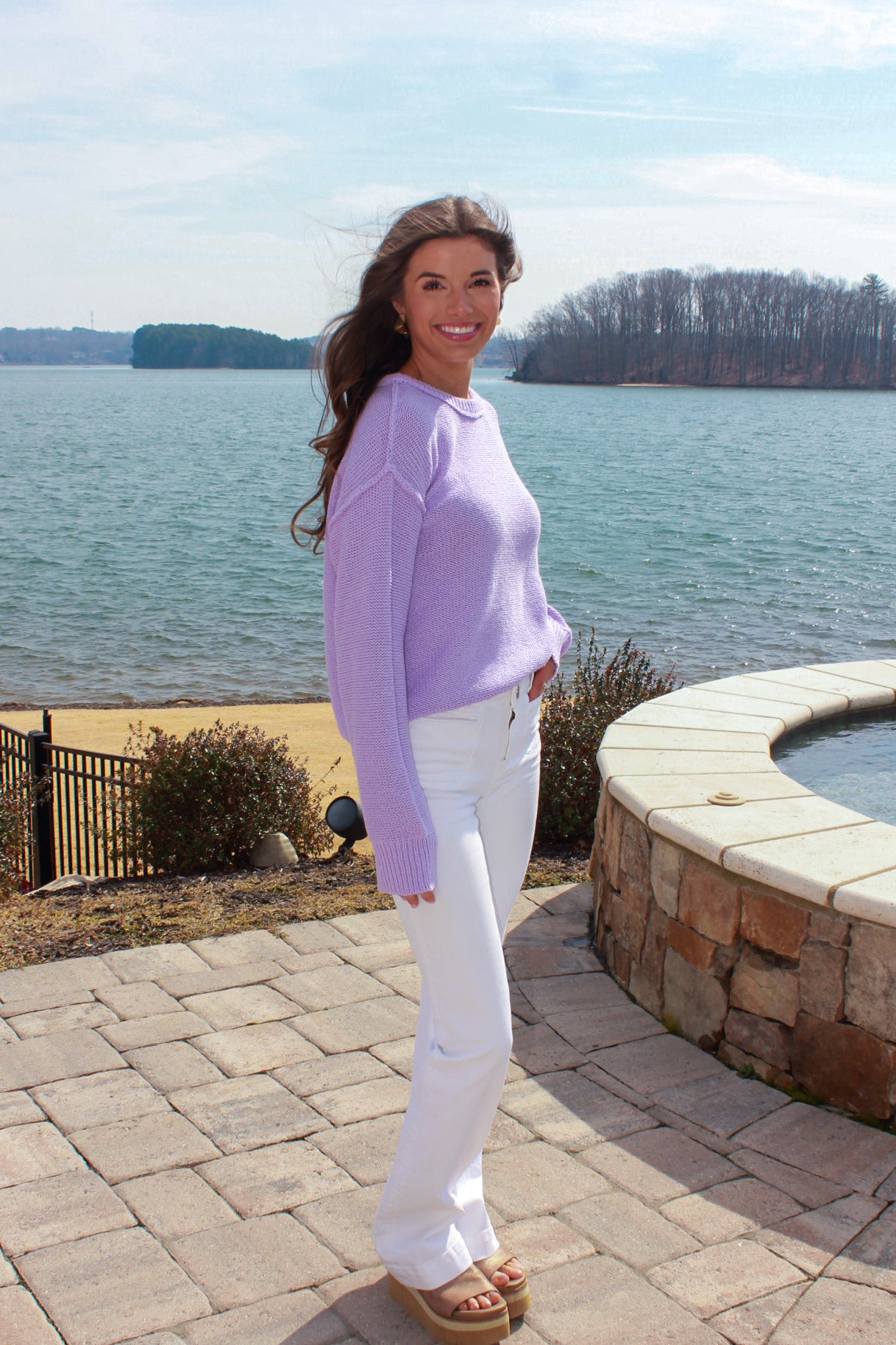 Lundy Lavender Sweater