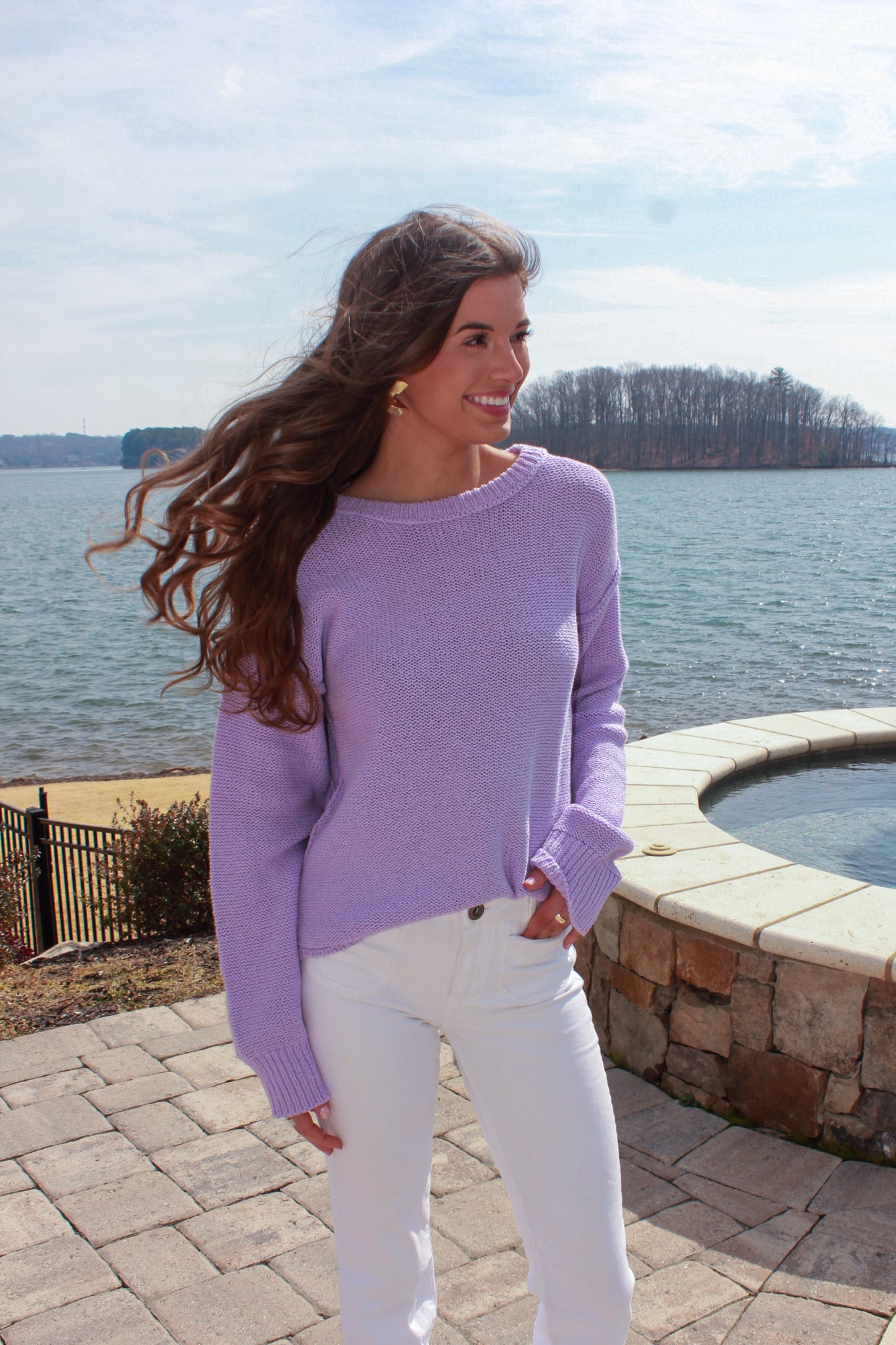 Lundy Lavender Sweater