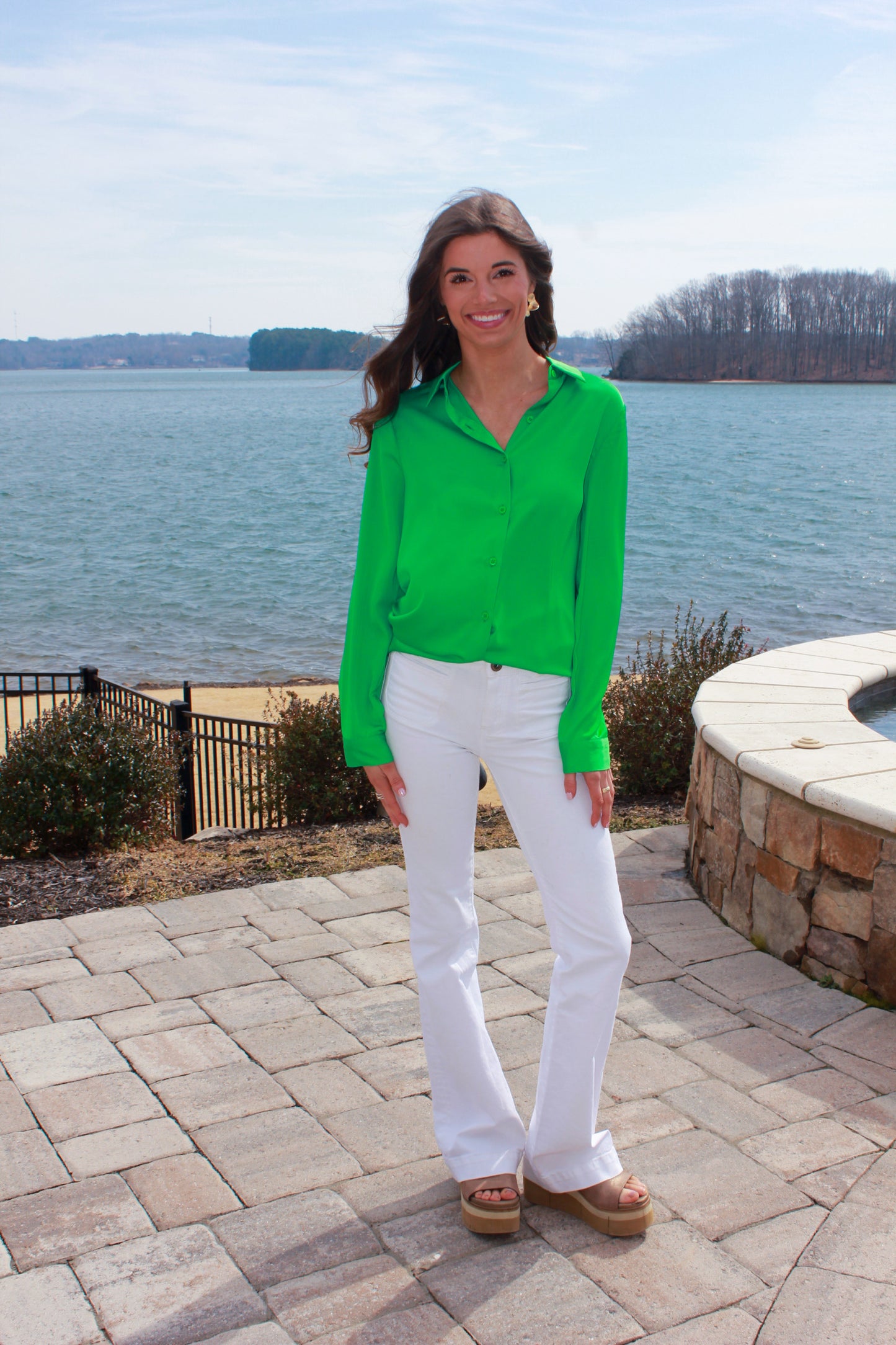 Fresh Green Blouse