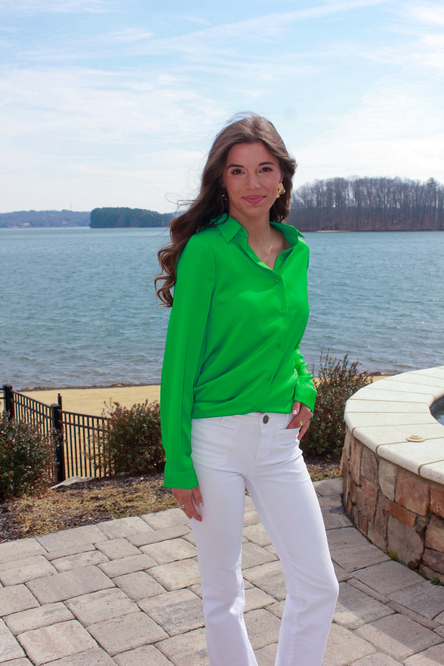 Fresh Green Blouse