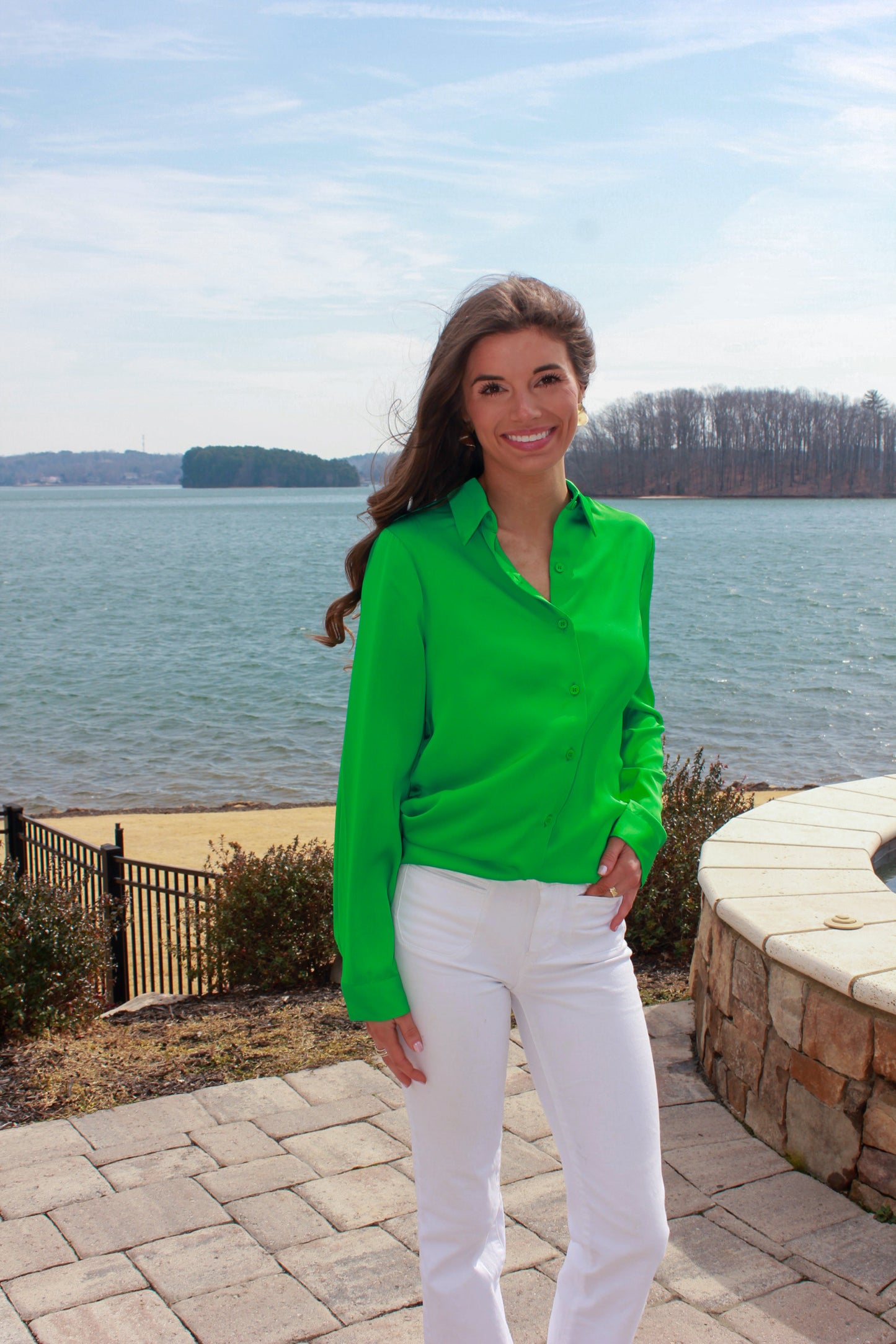 Fresh Green Blouse