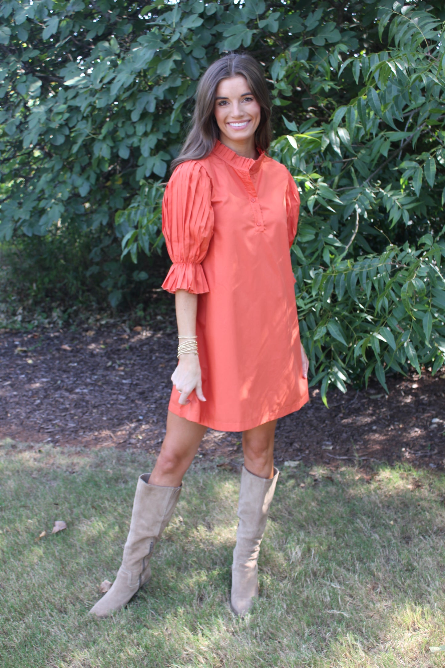 Bowman Orange Dress