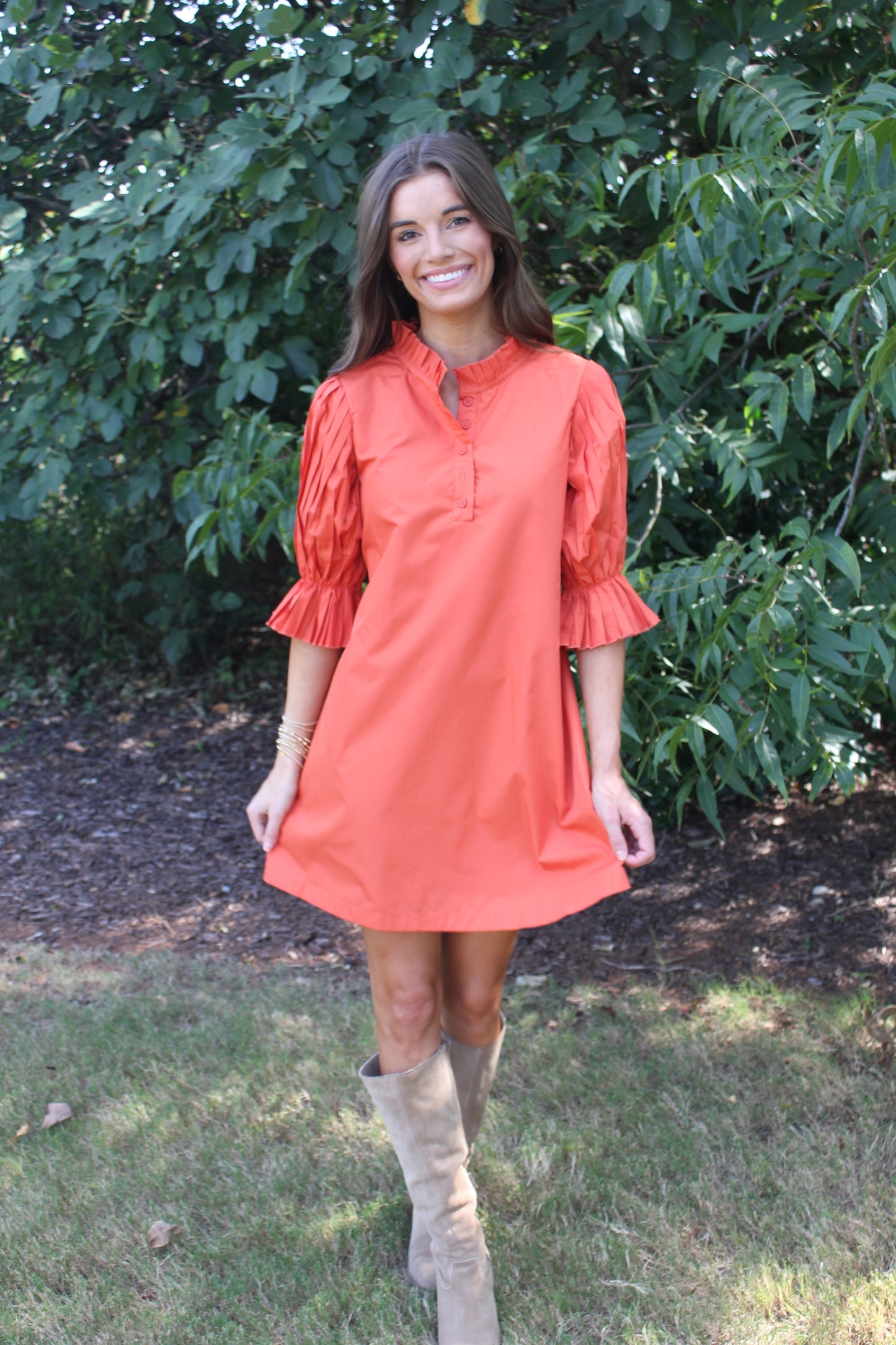 Bowman Orange Dress