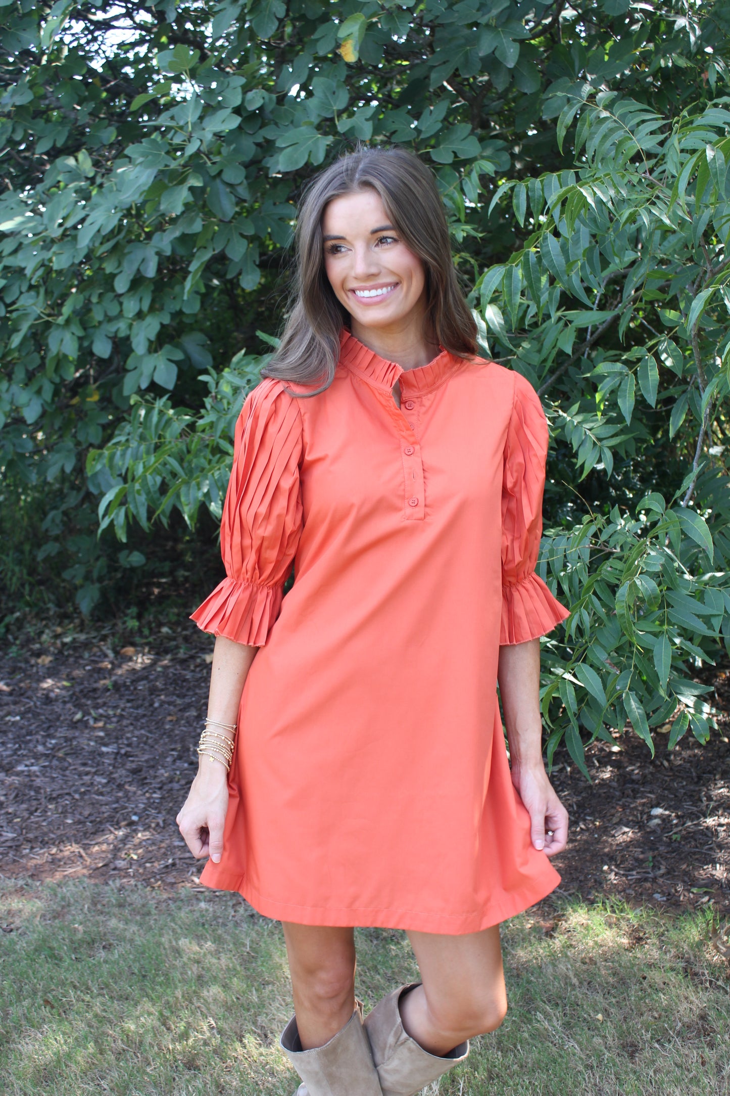 Bowman Orange Dress