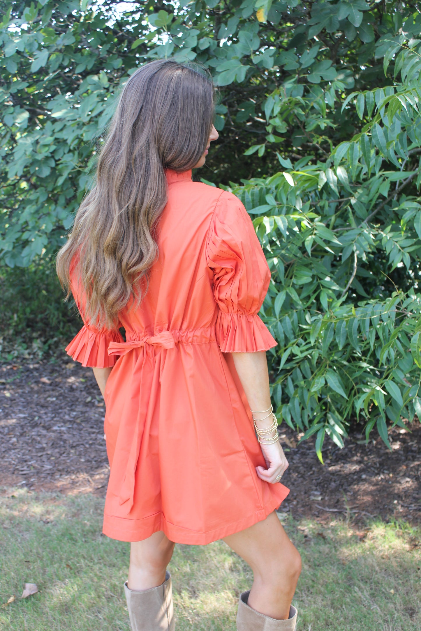 Bowman Orange Dress