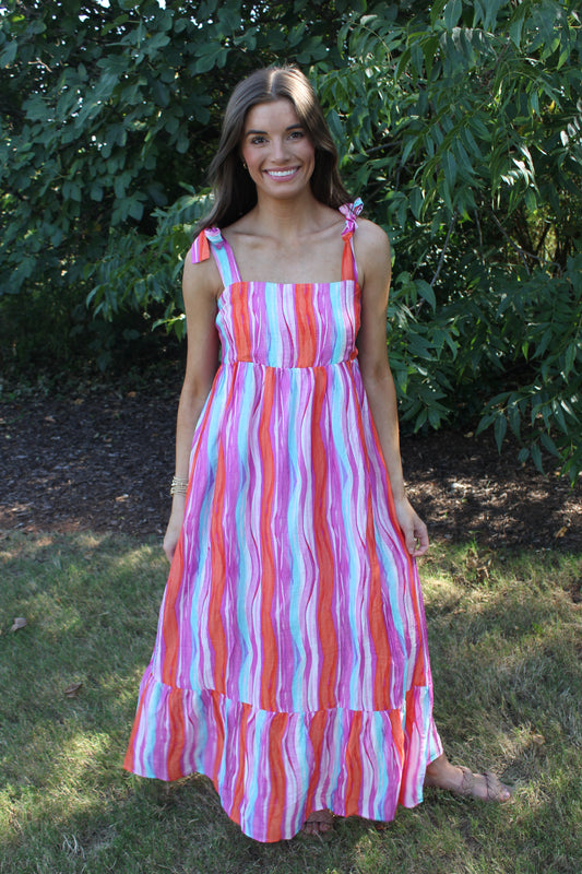 Striped Maxi Dress