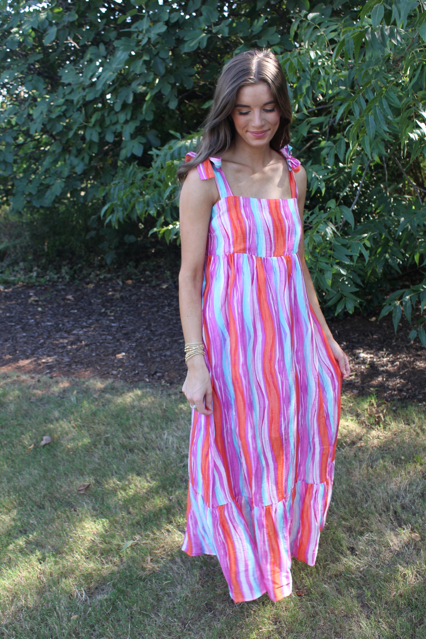 Striped Maxi Dress