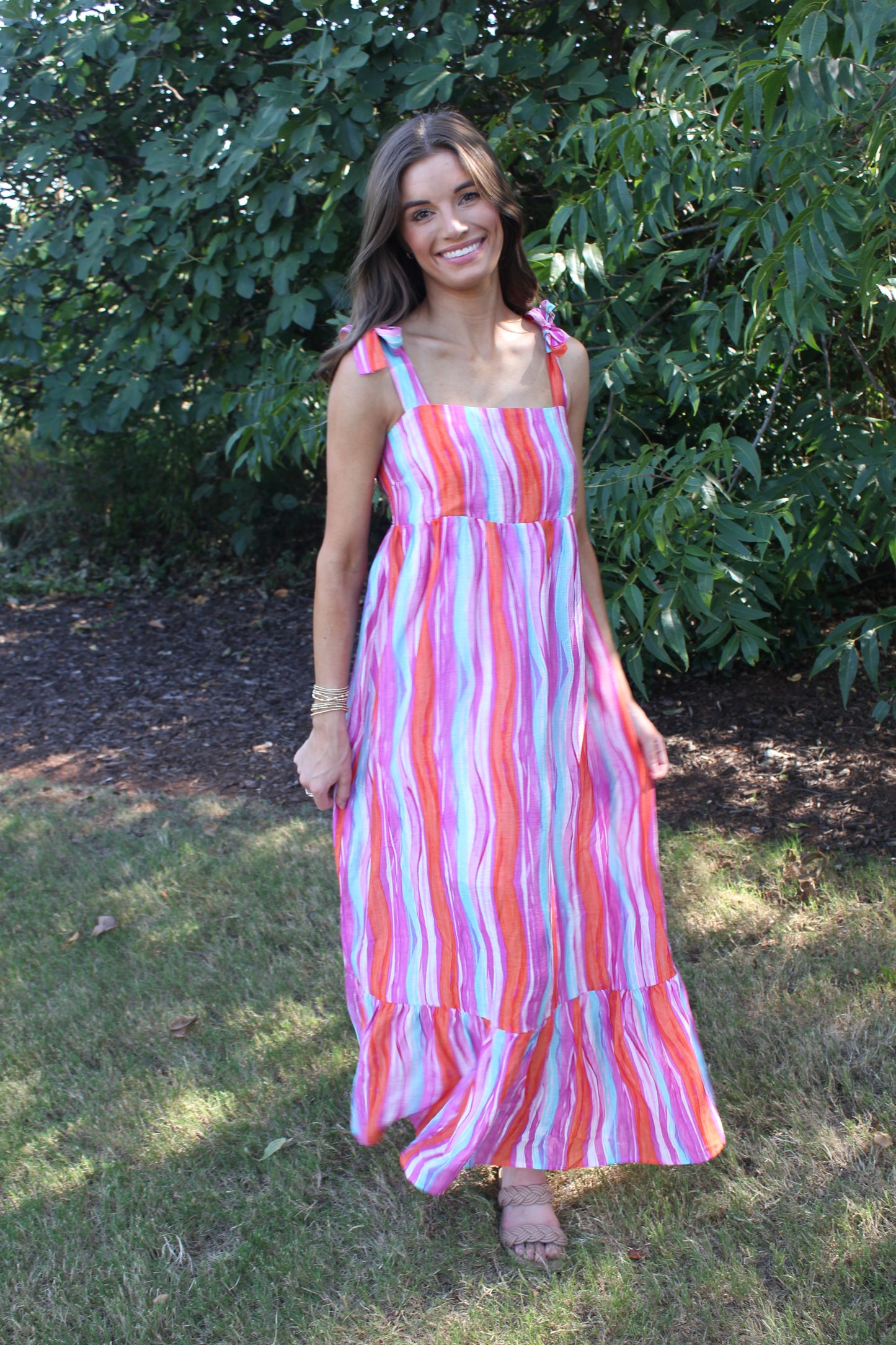 Striped Maxi Dress