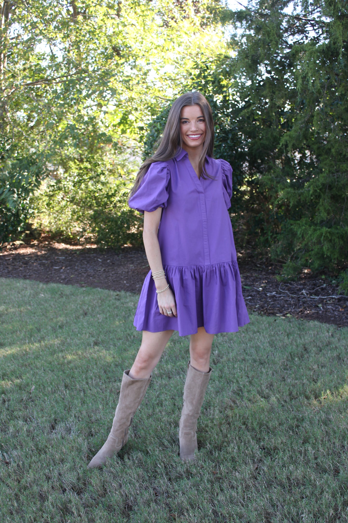 Peyton's Purple Dress